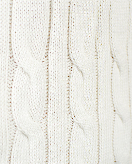 Pull de Noël blanc chic pour femme, orné de rennes, en coton biologique