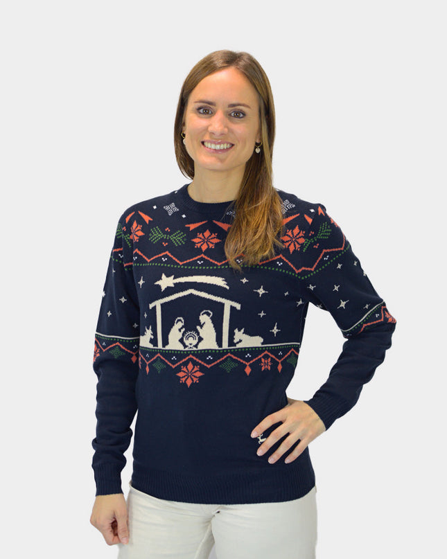 Nativity Family Christmas Sweater
