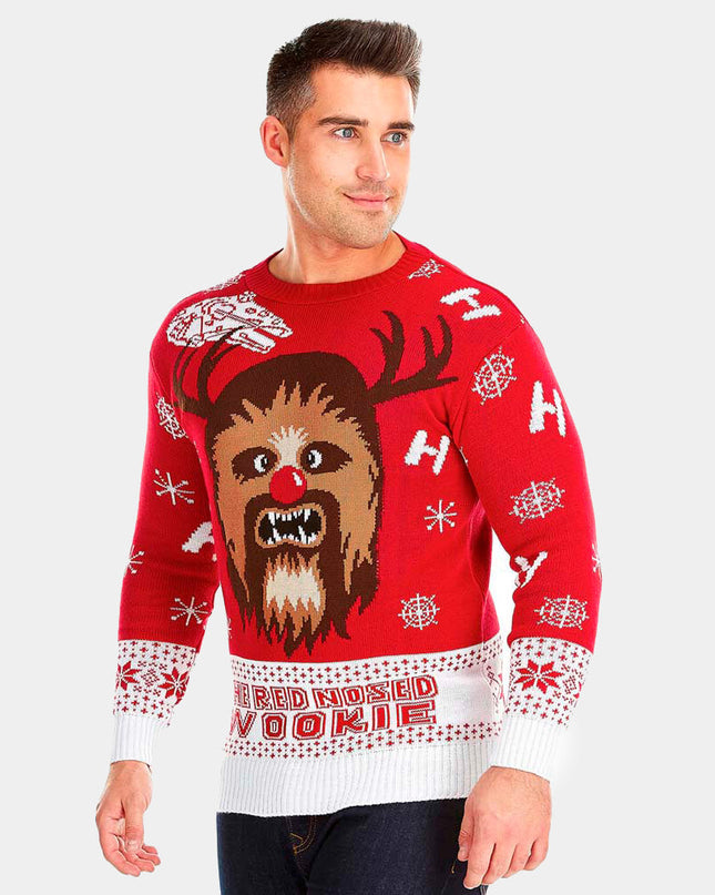 Pull de Noël pour couples Wookiee
