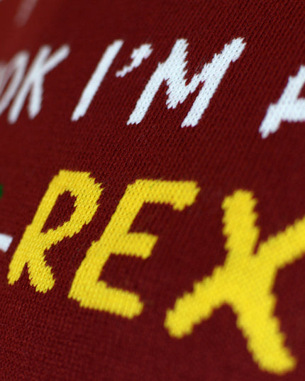 Luminous LED Christmas Sweater for Men Christmas Tree-Rex