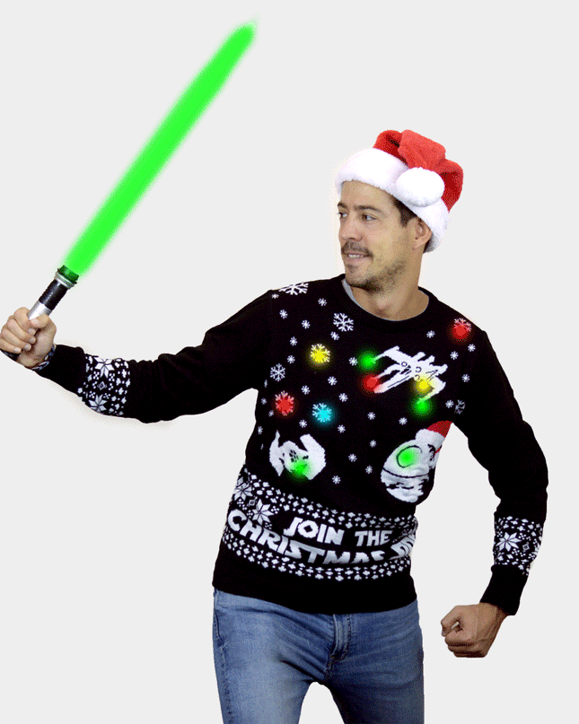 Pull LED de Noël pour hommes