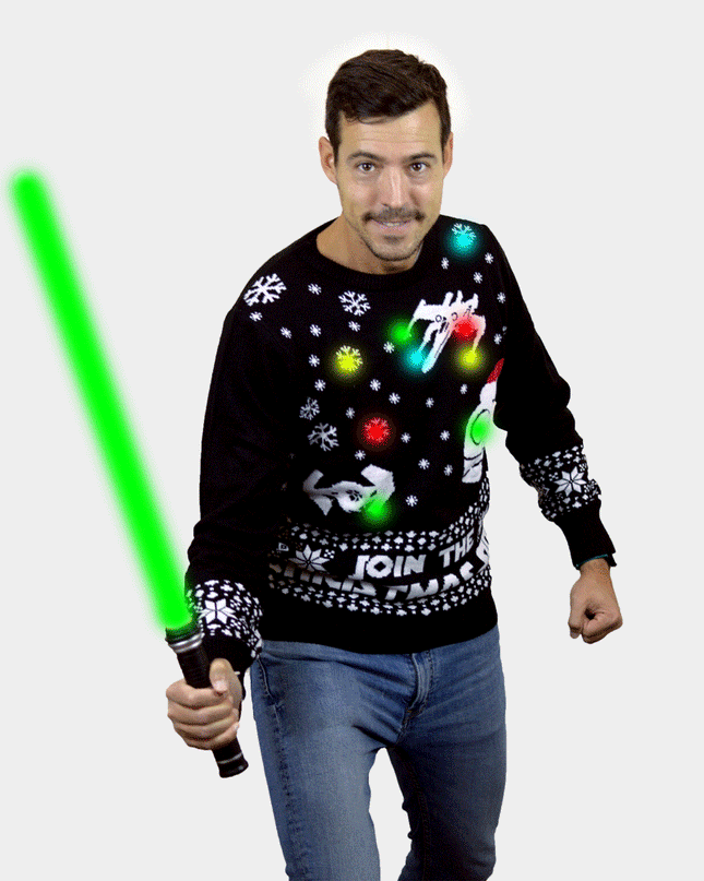 Pull LED de Noël pour hommes