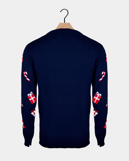 Pull de Noël pour couples - Motif Père Noël et lutin