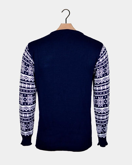 Pull de Noël pour skieurs et pistes de ski