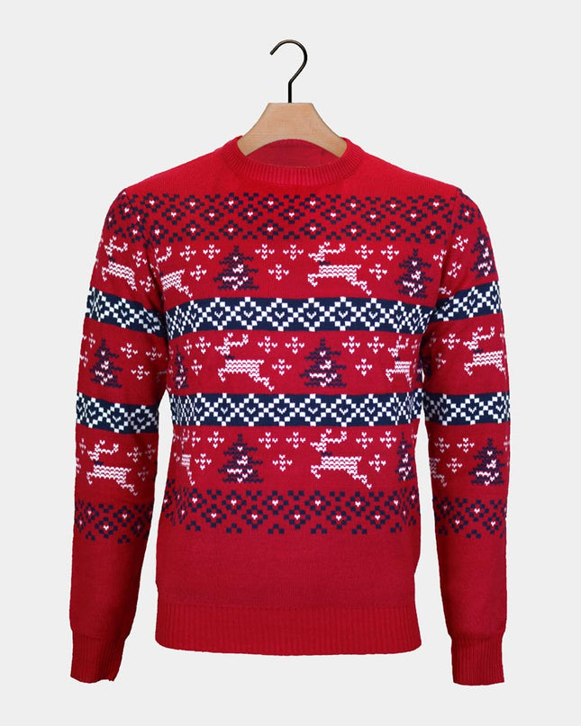 Red Canada Couple Christmas Sweater