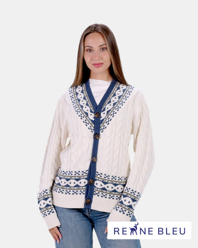 Gilet Dream Cottage pour femme en coton biologique pour Noël