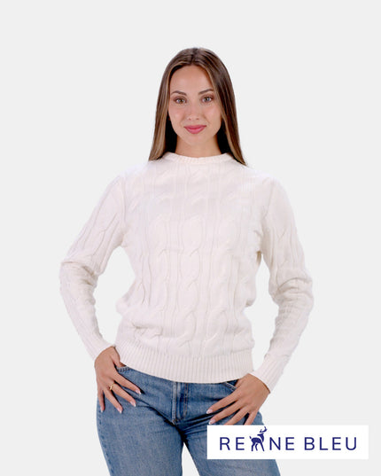 Pull de neige pour femme en coton biologique pour des fêtes de fin d'année joyeuses