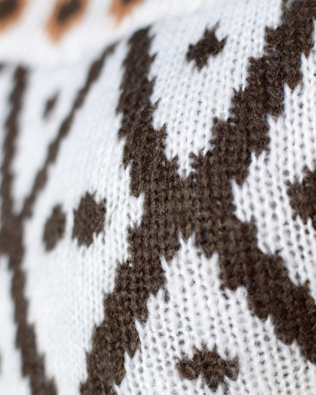 Pull Forêt-Noire pour femme en laine mohair, idéal pour Noël