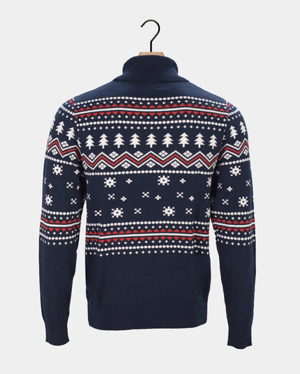 Pull de Noël pour couples Frosted Pearl en coton biologique