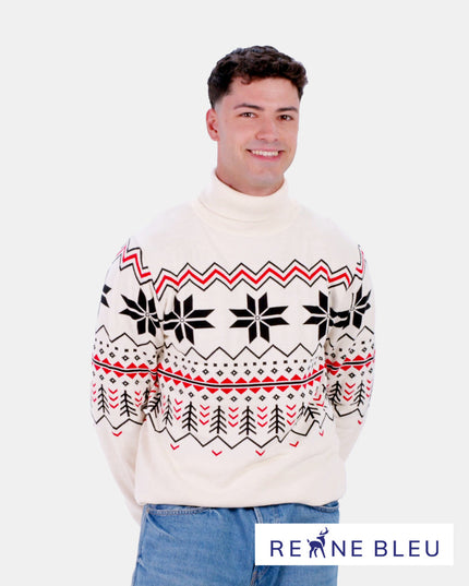 Pull Chamonix pour homme en coton biologique pour les fêtes