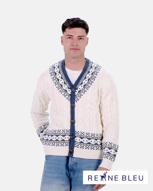 Gilet Dream Cottage pour homme en coton biologique pour Noël