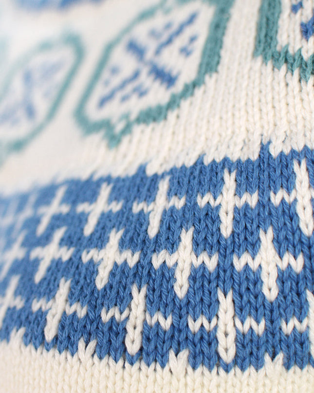 Pull Glacier pour femme en coton biologique, idéal pour les fêtes