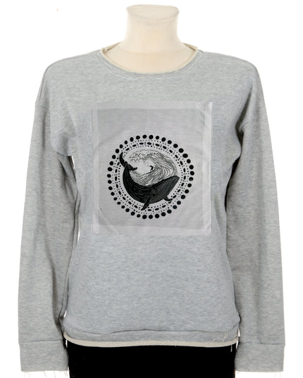Pull décontracté - Motif baleine