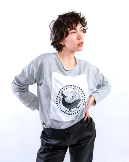 Pull décontracté - Motif baleine