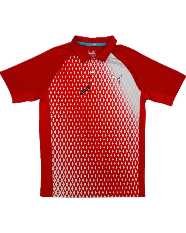 Polo rouge vintage Puma pour hommes et femmes