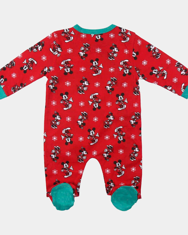 Pyjama de Noël pour bébé Mickey rouge