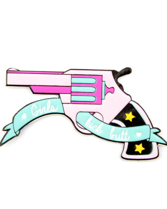 Matrica - Autocollant « Girls Kick Butt » pour femmes