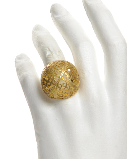 Anneau en cuivre sphérique