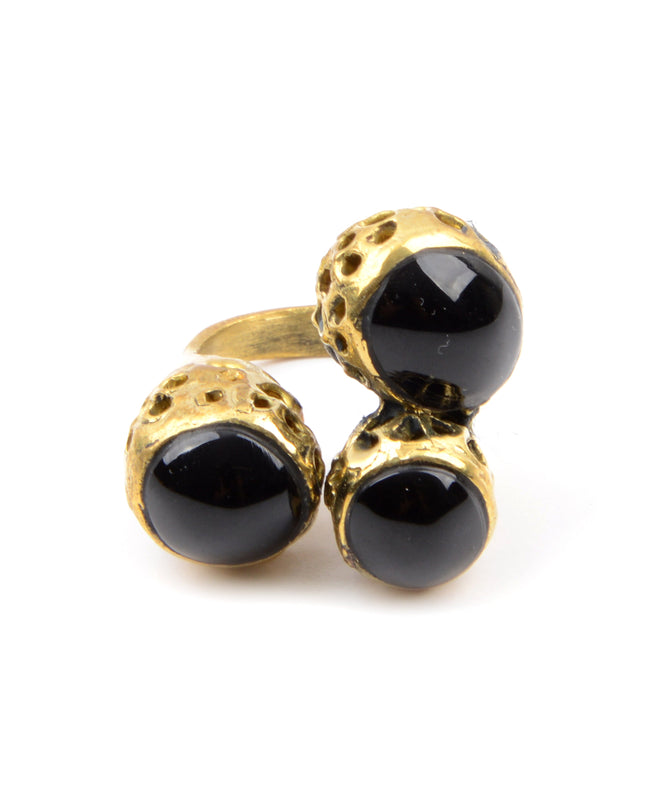 Anneau triple en cuivre