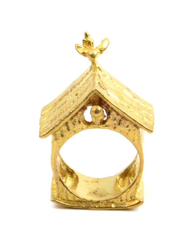 Bague en cuivre oiseau