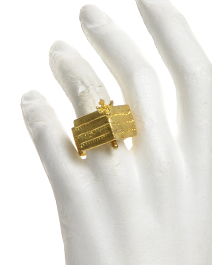 Bague en cuivre oiseau