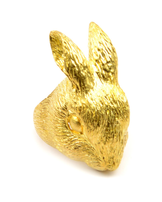 Bague en cuivre lapin