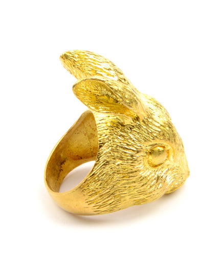 Bague en cuivre lapin