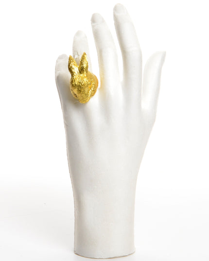 Bague en cuivre lapin