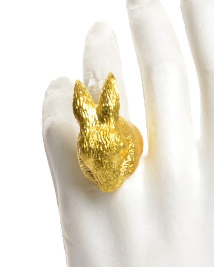 Bague en cuivre lapin