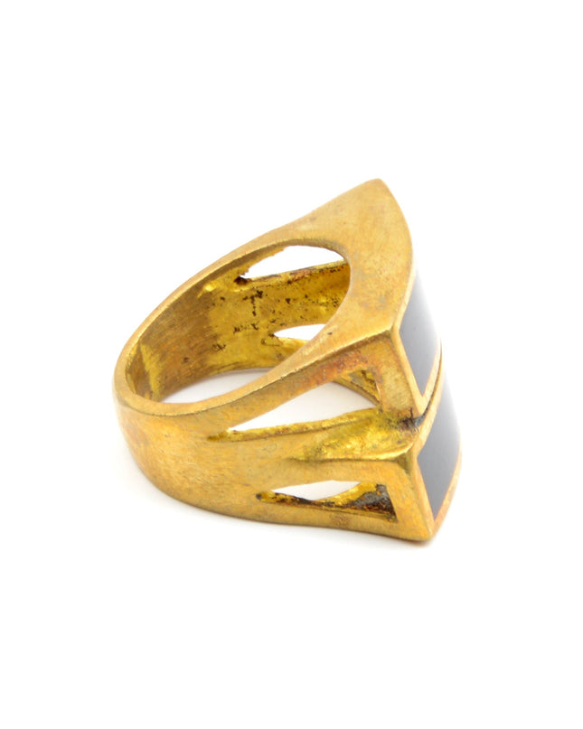 Anneau en cuivre de brique