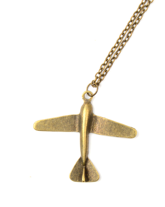 Airplane Necklace - Aviation-Inspired Fashion Jewelry