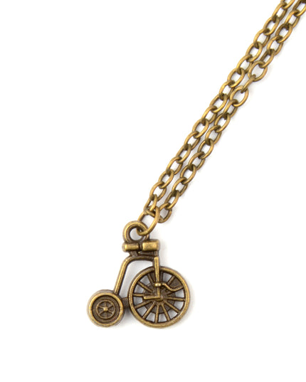 Velocipede Necklace - Unique Accessory for Cycling Fans
