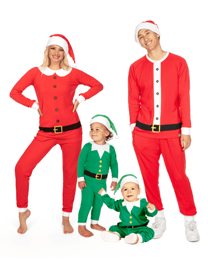 Matching Santa's Workshop Family Pajamas