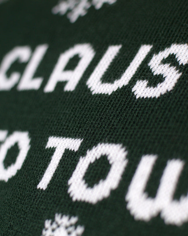 Pull de Noël LED pour femme « Le Père Noël arrive en ville »