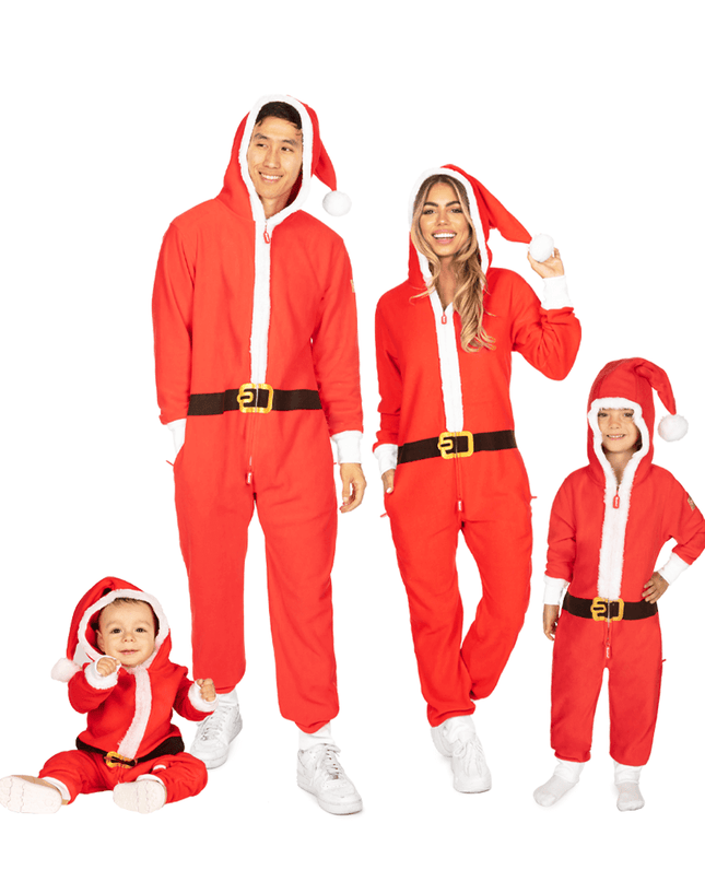 Matching Santa Family Jumpsuits
