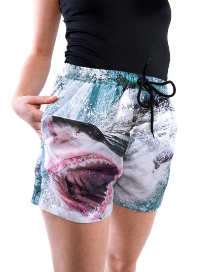Short imprimé requin - Vêtements d'été amusants