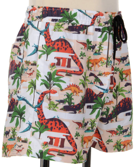 Short en tissu préhistorique - Style ludique