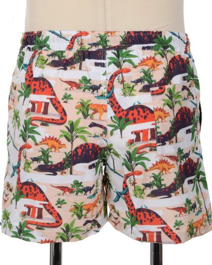 Short en tissu préhistorique - Style ludique