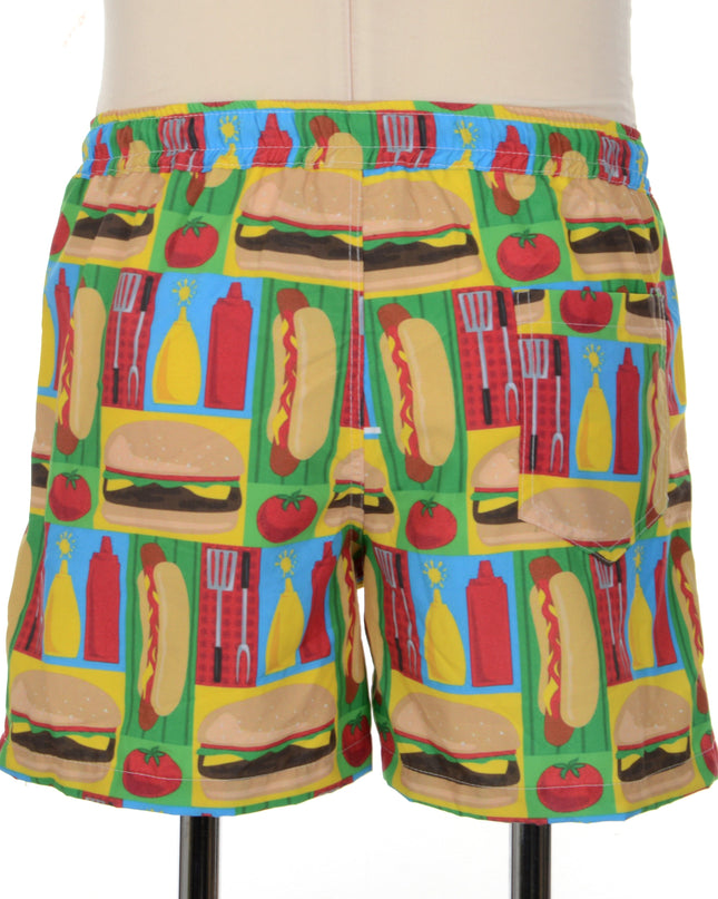 Short imprimé grillades - Style barbecue d'été