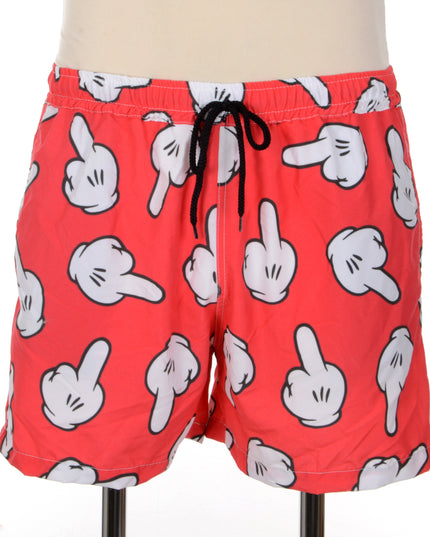 Short imprimé mains - Style estival unique