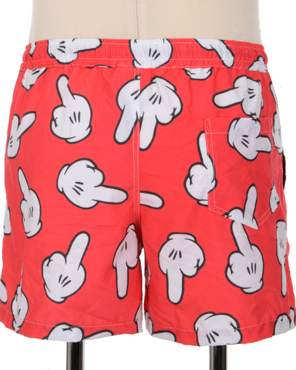 Short imprimé mains - Style estival unique