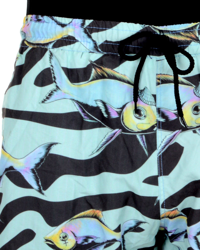 Fish Pattern Shorts