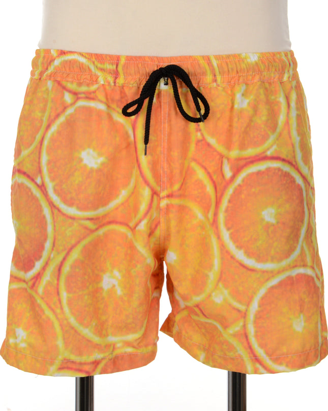 Short imprimé orange - Style estival frais
