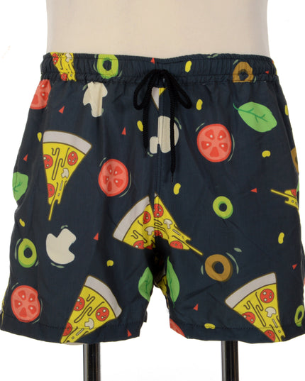 Short imprimé pizza - Style estival et amusant