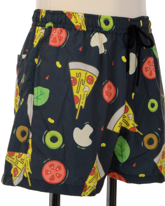 Short imprimé pizza - Style estival et amusant