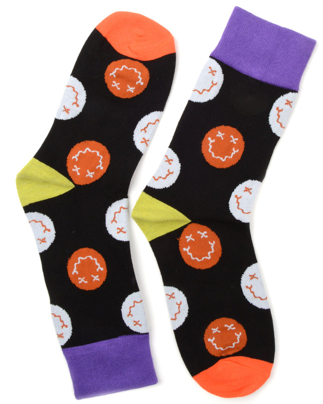 Fun Christmas Socks with Smiley IV Design for All Ages