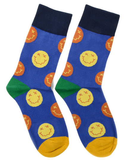 Chaussettes de Noël amusantes Zokni - Smiley III pour adultes et enfants