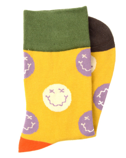 Chaussettes de Noël amusantes - Motifs Zokni Smiley