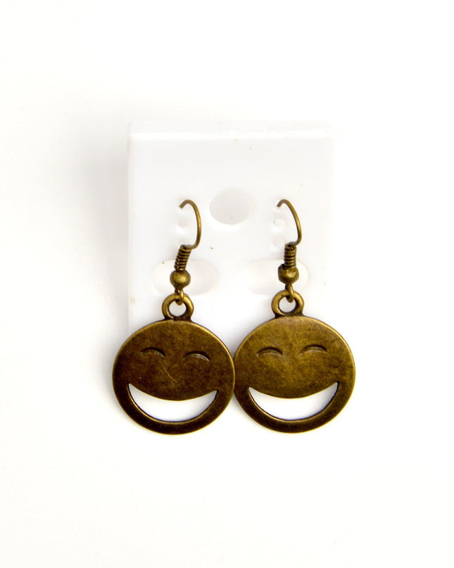 Boucles d'oreilles smiley pour Halloween et les fêtes