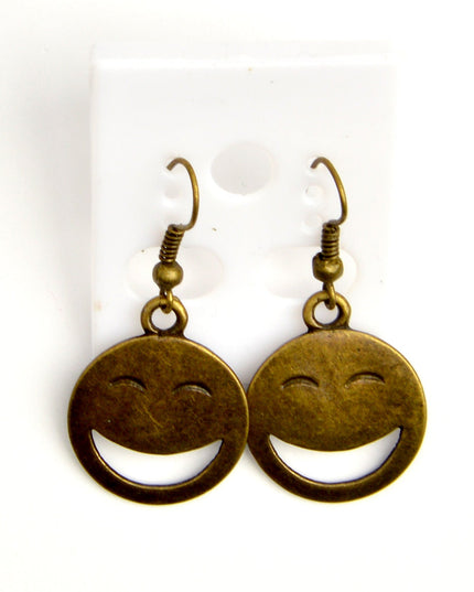 Boucles d'oreilles smiley pour Halloween et les fêtes